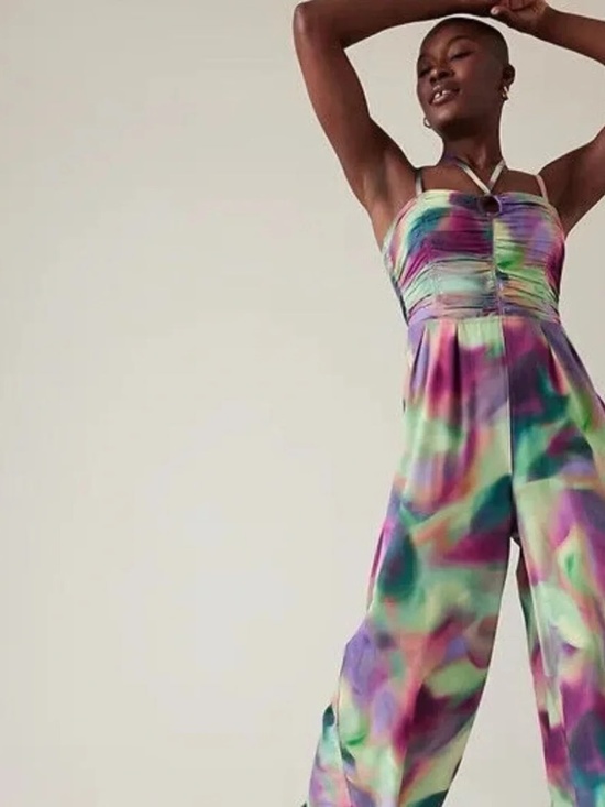 Athleta Pants - ATHLETA Alicia Keys jumpsuit 22 multicolor